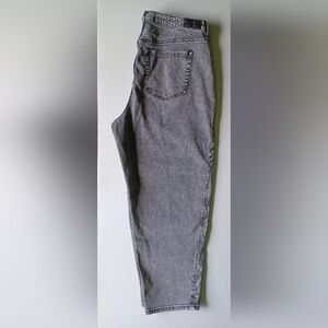 A Hollister Ultra High-rise Mom Jeans